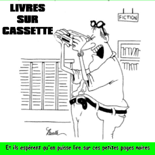 Livres sur cassette-humourenvrac